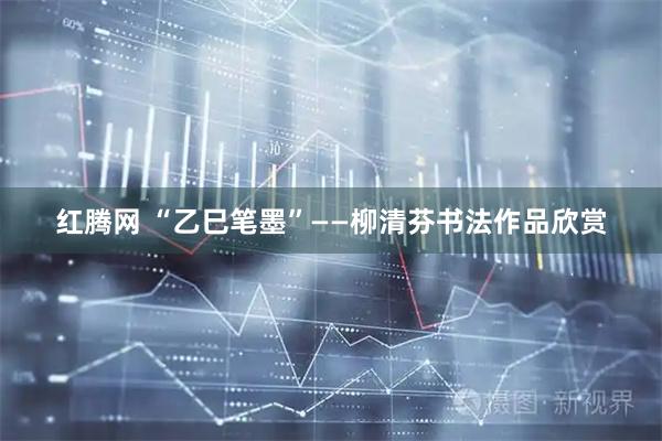红腾网 “乙巳笔墨”——柳清芬书法作品欣赏